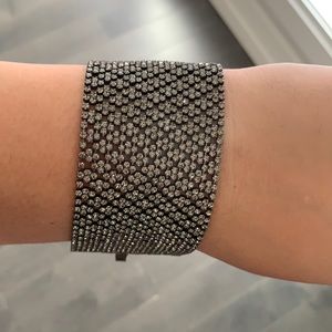 Gorgeous grey crystal bracelet